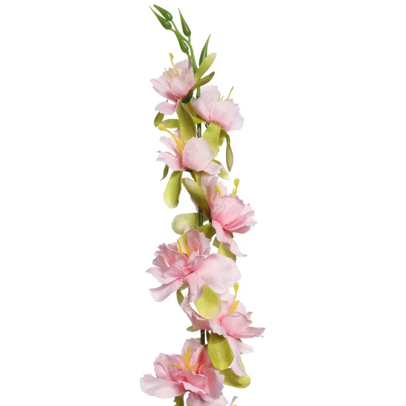 Gałązka Kwiatów Owocowych - Wiśnia 76 cm Różowa
