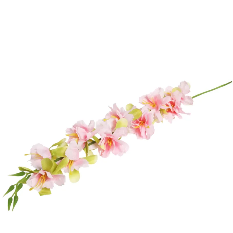 Gałązka Kwiatów Owocowych - Wiśnia 76 cm Różowa