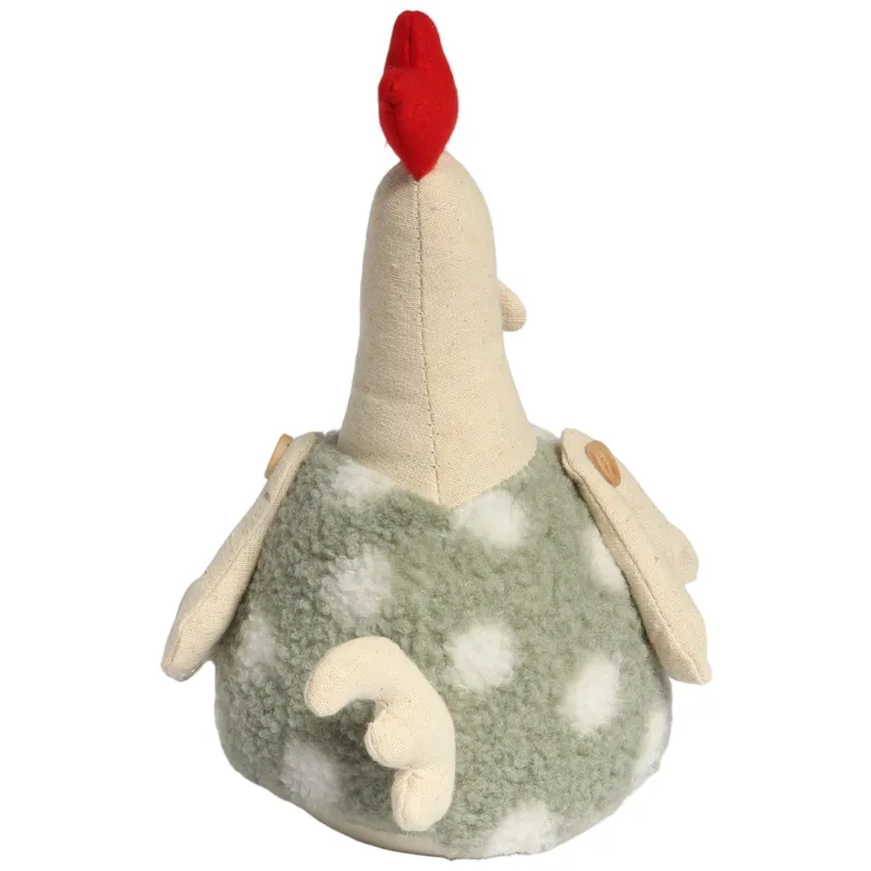 Kogut Ozdoba Z Materiału Kogut Folklor Wielkanoc 25 cm - Zielony