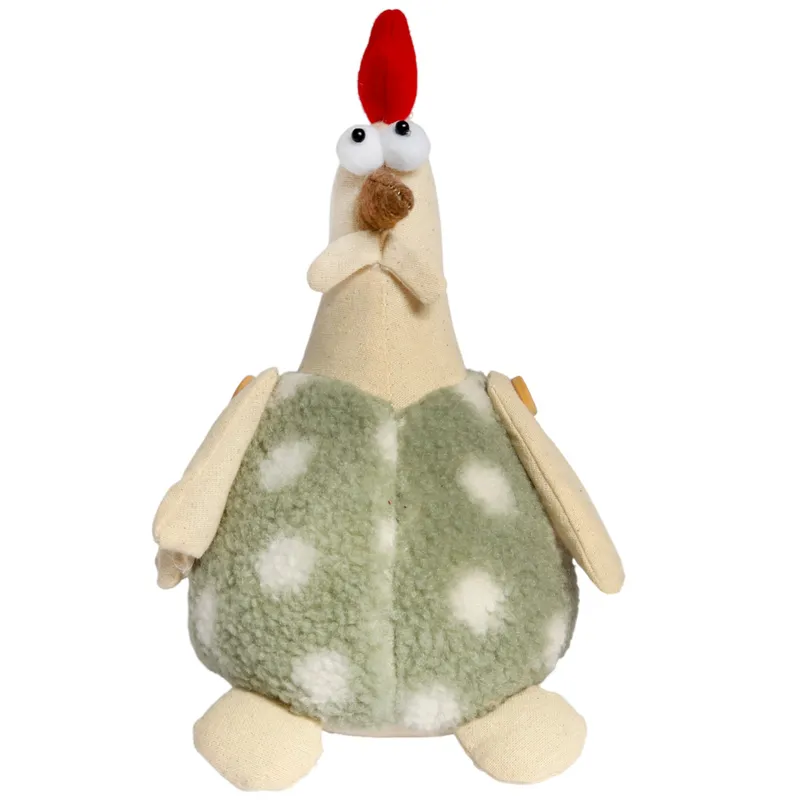 Kogut Ozdoba Z Materiału Kogut Folklor Wielkanoc 25 cm - Zielony