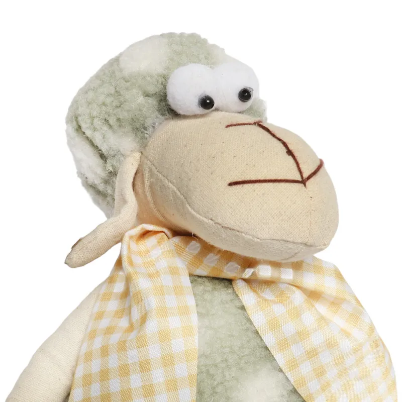 Baranek Ozdoba Z Materiału Owieczka Folklor Wielkanoc 30 cm - Zielony