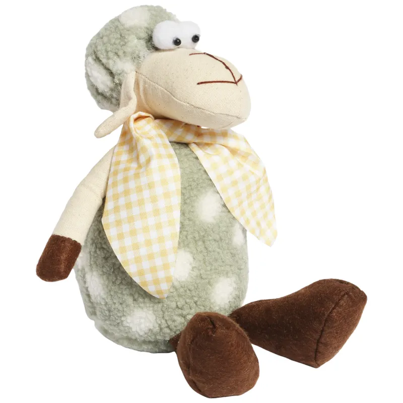 Baranek Ozdoba Z Materiału Owieczka Folklor Wielkanoc 30 cm - Zielony