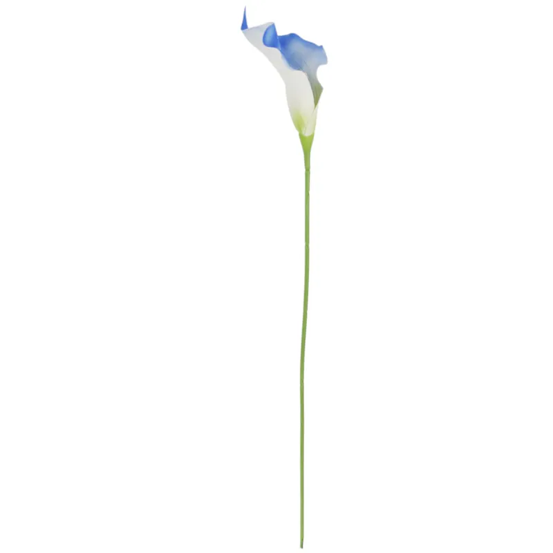 KALIA CALLA SILIKON GAŁĄZKA SZTUCZNA 67 cm - Niebieska