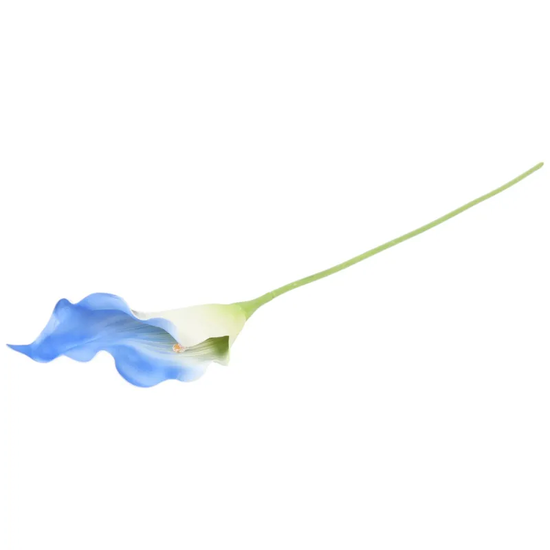 KALIA CALLA SILIKON GAŁĄZKA SZTUCZNA 67 cm - Niebieska