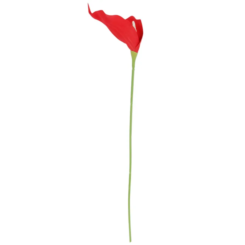 KALIA CALLA SILIKON GAŁĄZKA SZTUCZNA 67 cm - Czerwona