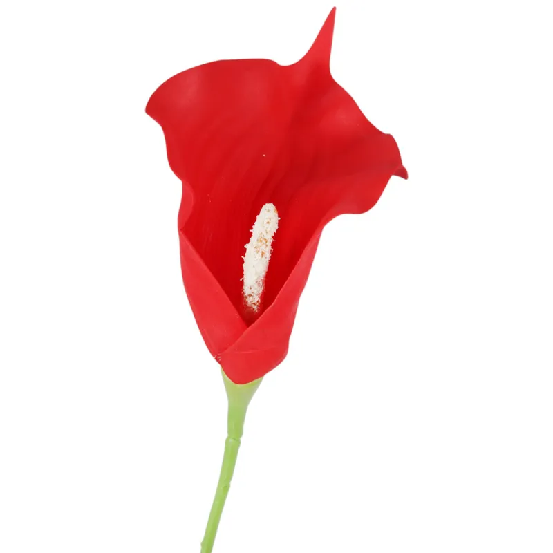 KALIA CALLA SILIKON GAŁĄZKA SZTUCZNA 67 cm - Czerwona