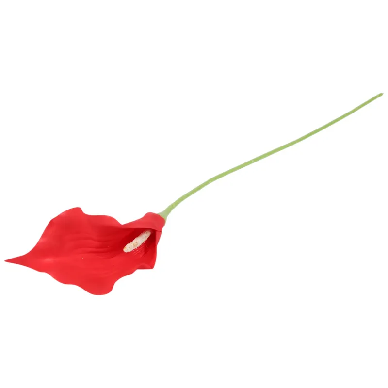 KALIA CALLA SILIKON GAŁĄZKA SZTUCZNA 67 cm - Czerwona