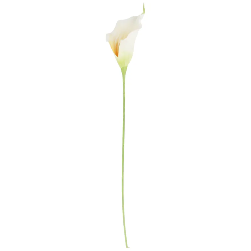 Kalia Calla Silikon Gałązka Sztuczna 67 cm - Biała