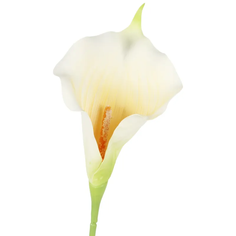 Kalia Calla Silikon Gałązka Sztuczna 67 cm - Biała
