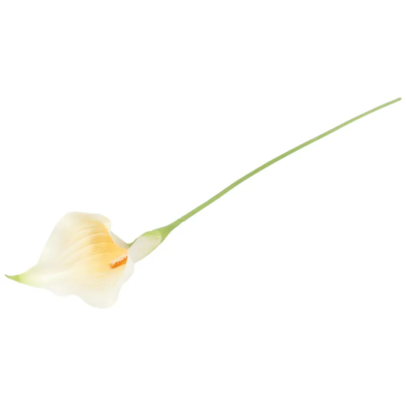 Kalia Calla Silikon Gałązka Sztuczna 67 cm - Biała