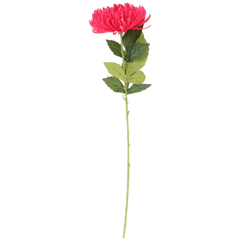 CHRYZANTEMA KWIAT SZTUCZNY Do Wazonu 64 cm - Różowa