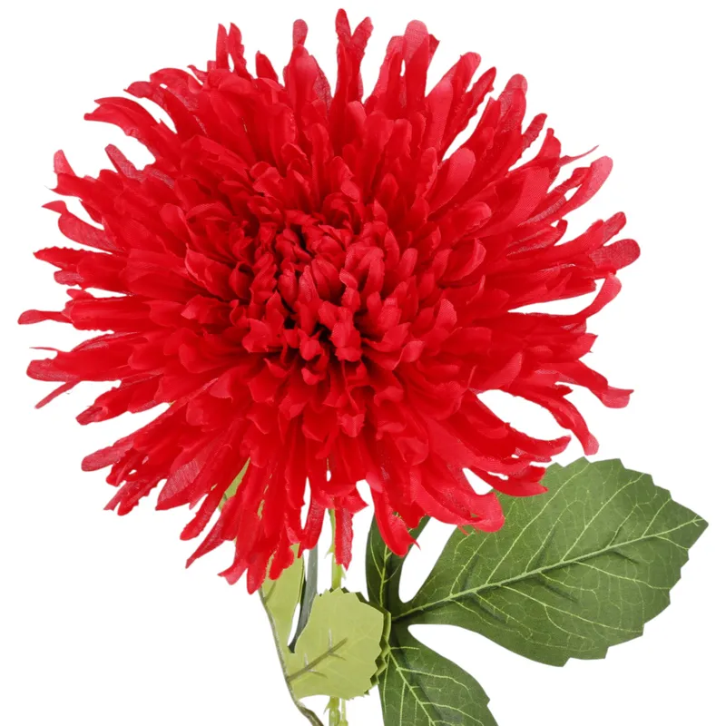 CHRYZANTEMA KWIAT SZTUCZNY Do Wazonu 64 cm - Czerwona