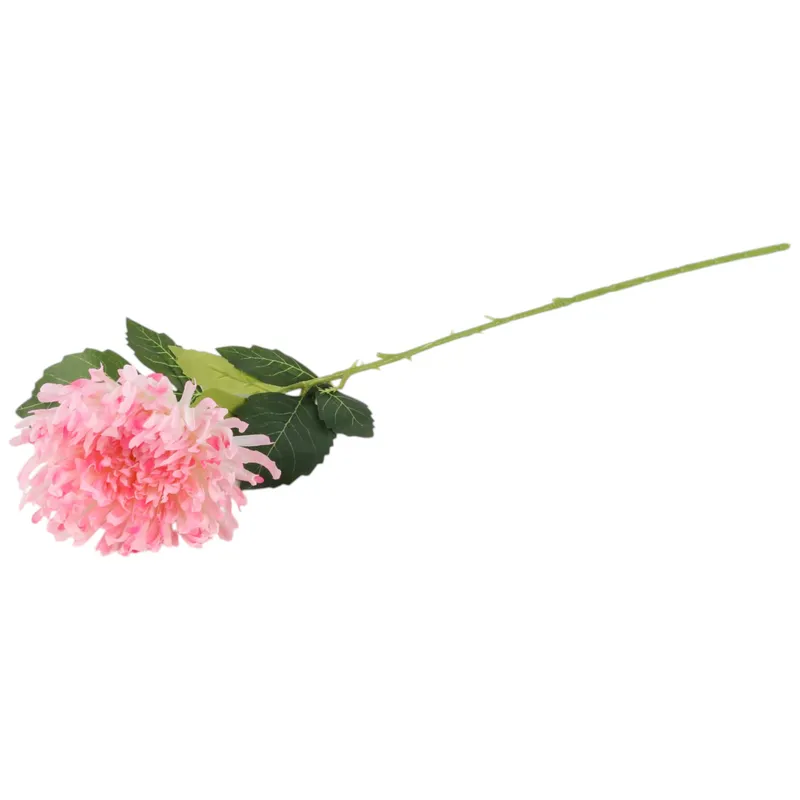 CHRYZANTEMA KWIAT SZTUCZNY Do Wazonu Jasno-Różowa 64 cm