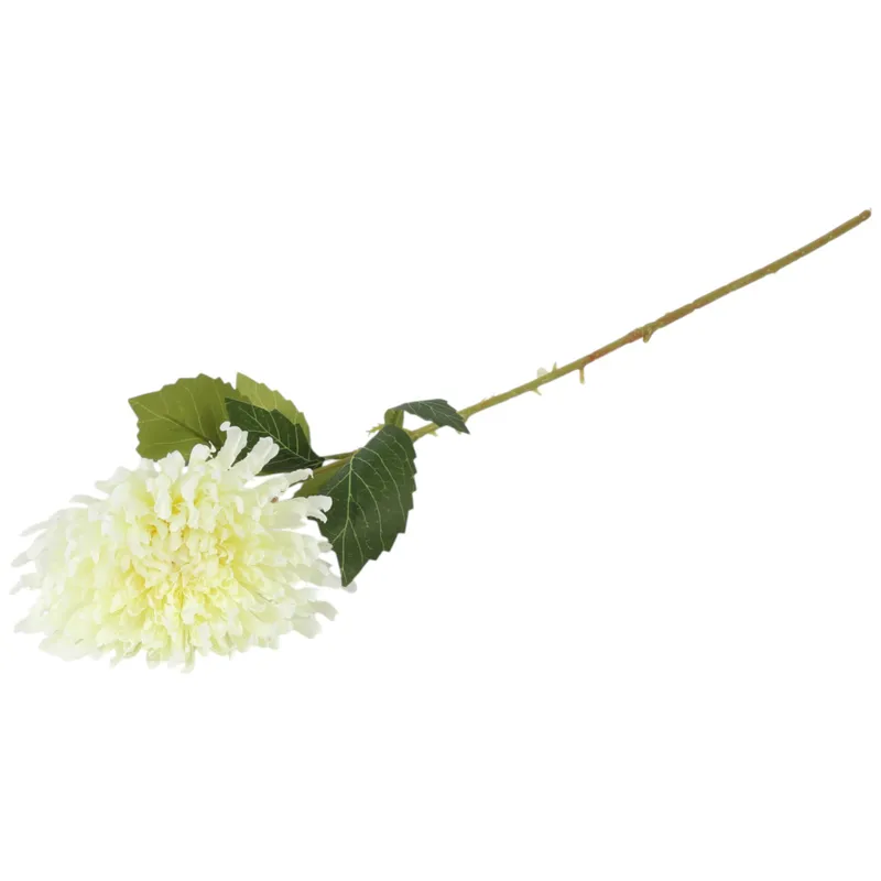 CHRYZANTEMA KWIAT SZTUCZNY Do Wazonu 64 cm - Biała