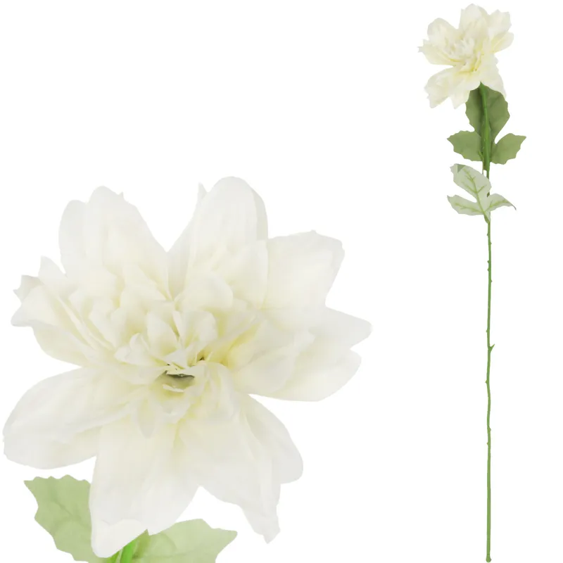 Dalia Kwiat Pojedynczy 70 cm - Biały