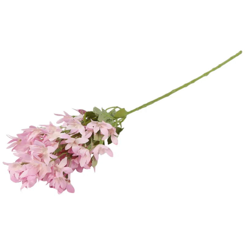 GAŁĄZKA KWIATÓW Do Wazonu HORTENSJA BUKIETOWA 58 cm - Różowa