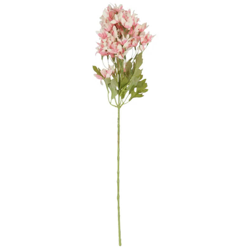 GAŁĄZKA KWIATÓW Do Wazonu HORTENSJA BUKIETOWA Łososiowa 58 cm