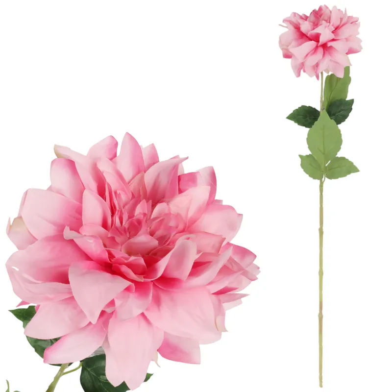 DALIA Sztuczny Kwiat Do Wazonu GEORGINIA 64 cm - Różowa