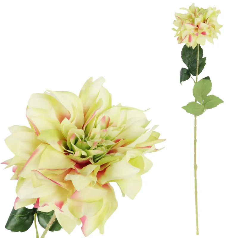 DALIA Sztuczny Kwiat Do Wazonu GEORGINIA 64 cm - Zielona