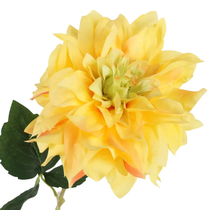 DALIA Sztuczny Kwiat Do Wazonu GEORGINIA 64 cm - Żółta