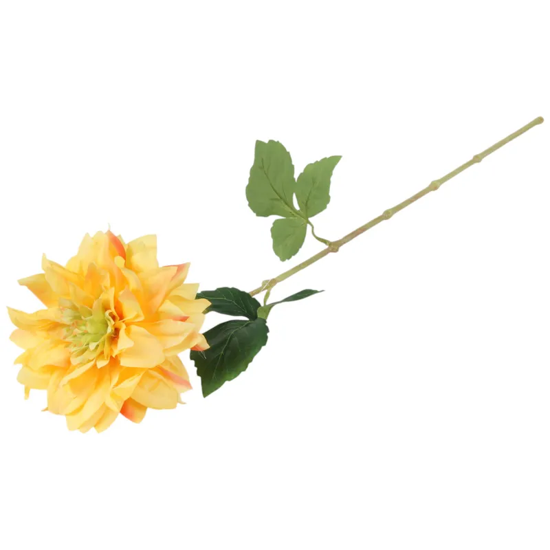 DALIA Sztuczny Kwiat Do Wazonu GEORGINIA 64 cm - Żółta