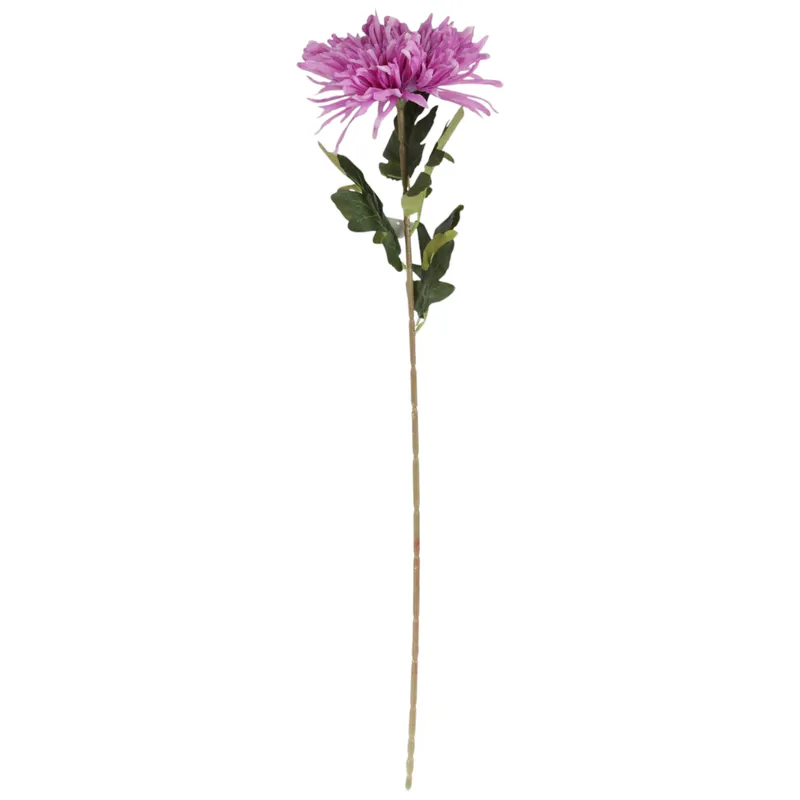 CHRYZANTEMA KWIAT SZTUCZNY Do Wazonu 74 cm - Fioletowa