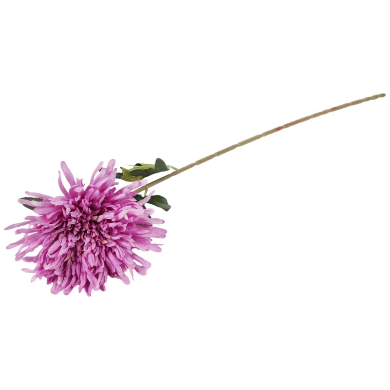 CHRYZANTEMA KWIAT SZTUCZNY Do Wazonu 74 cm - Fioletowa