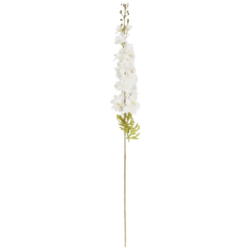 OSTRÓŻKA DELPHINIUM Sztuczne Kwiaty Do Wazonu 106 cm - Biała