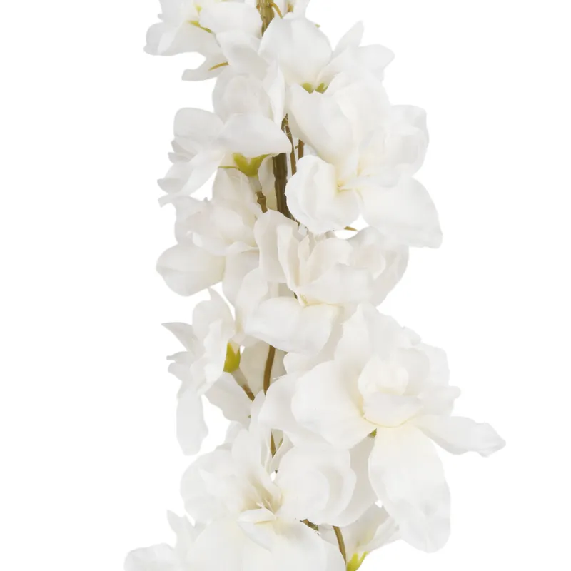 OSTRÓŻKA DELPHINIUM Sztuczne Kwiaty Do Wazonu 106 cm - Biała