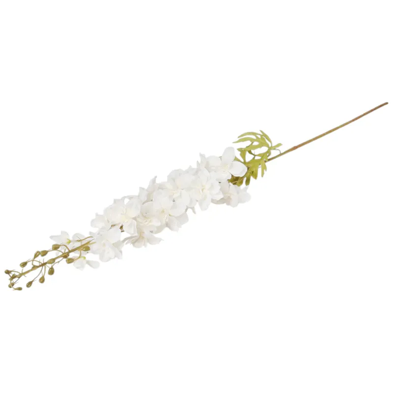 OSTRÓŻKA DELPHINIUM Sztuczne Kwiaty Do Wazonu 106 cm - Biała