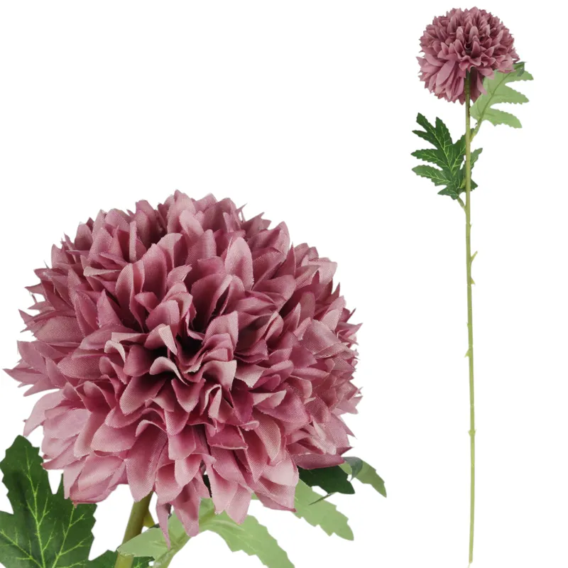 CHRYZANTEMA Sztuczny Kwiat Do Wazonu 50 cm - Fioletowa