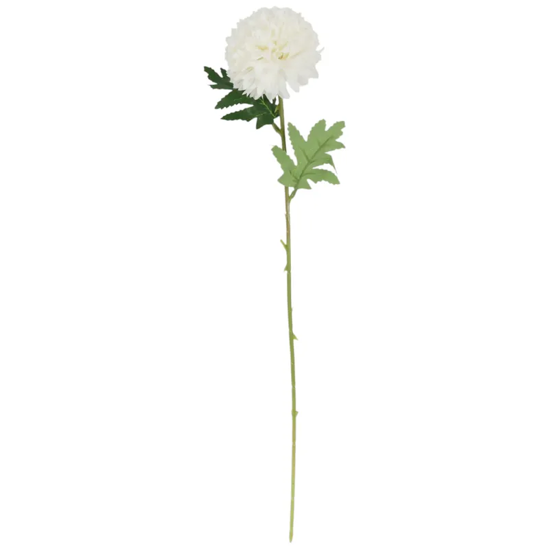CHRYZANTEMA Sztuczny Kwiat Do Wazonu 50 cm - Biała