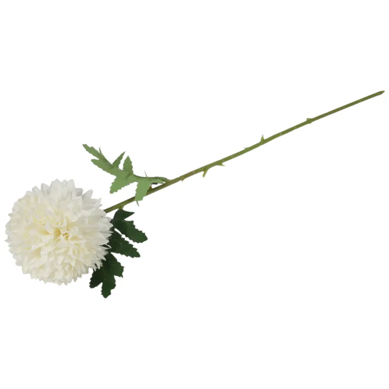 CHRYZANTEMA Sztuczny Kwiat Do Wazonu 50 cm - Biała
