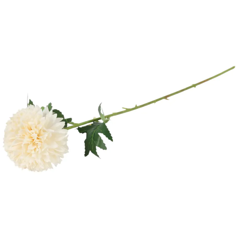 CHRYZANTEMA Sztuczny Kwiat Do Wazonu 50 cm - Kremowa