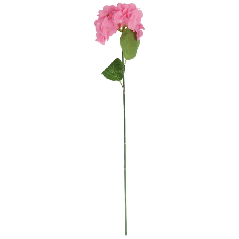 HORTENSJA KWIAT SZTUCZNY Do Wazonu 72 cm - Różowa