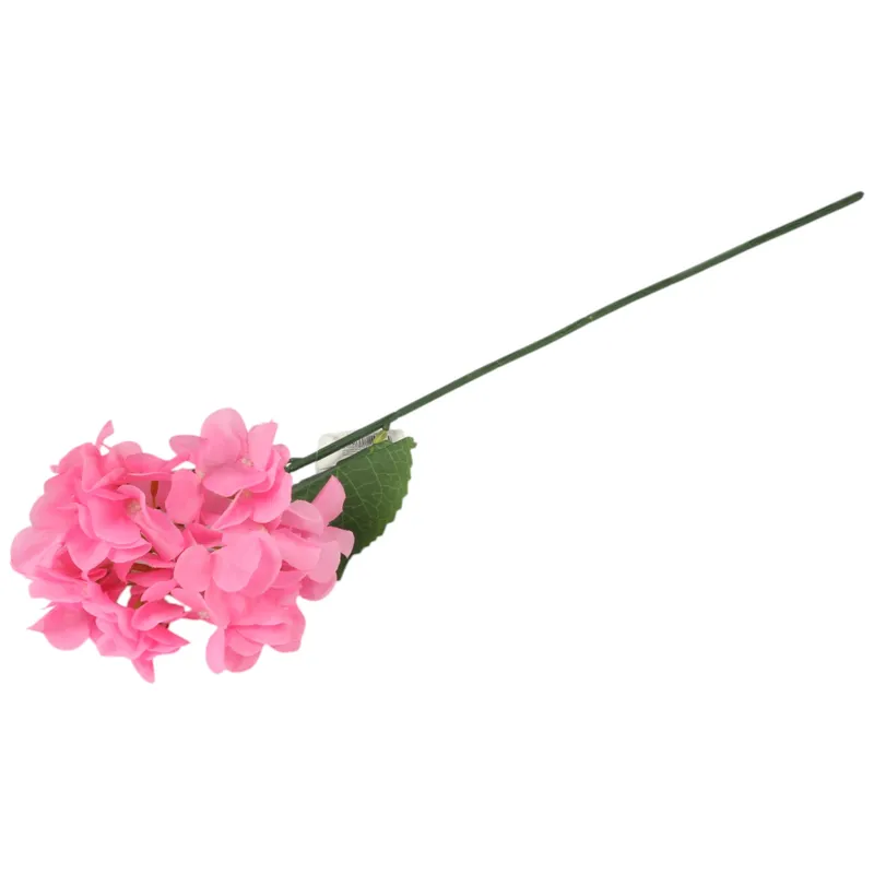 HORTENSJA KWIAT SZTUCZNY Do Wazonu 72 cm - Różowa