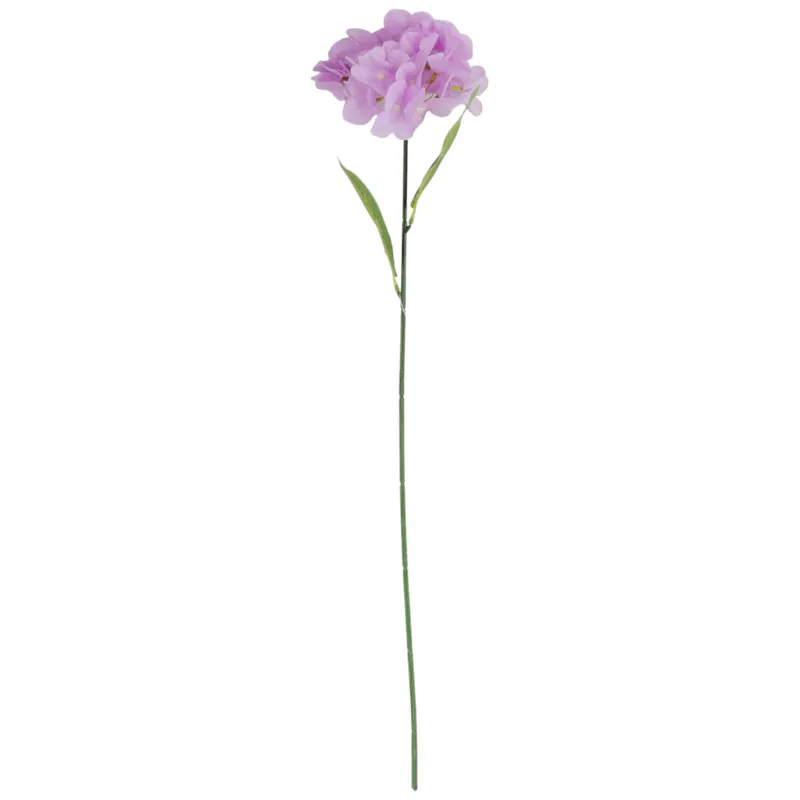 HORTENSJA KWIAT SZTUCZNY Do Wazonu 72 cm - Fioletowa