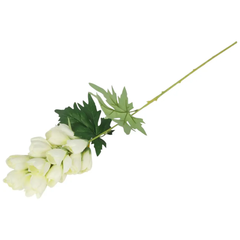 Gałązka Pięknej Ostróżki 65 cm Kolor - Biały