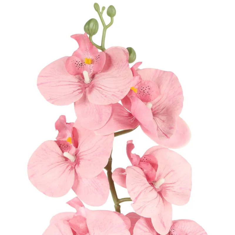 STORCZYK Sztuczne Kwiaty Do Wazonu GAŁĄZKA ORCHIDEA 100 cm - Różowa