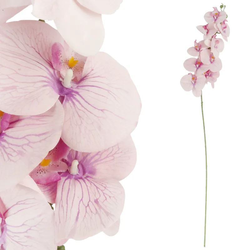 STORCZYK Sztuczne Kwiaty Do Wazonu GAŁĄZKA ORCHIDEA 100 cm - Różowo-Fioletowa