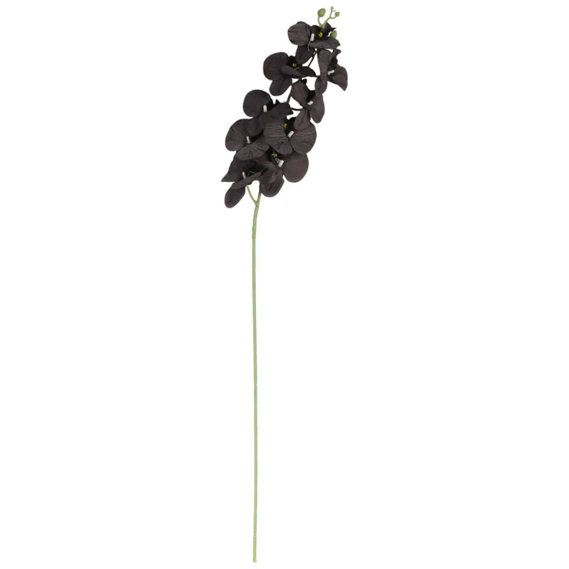 STORCZYK Sztuczne Kwiaty Do Wazonu GAŁĄZKA ORCHIDEA 100 cm - Brązowa