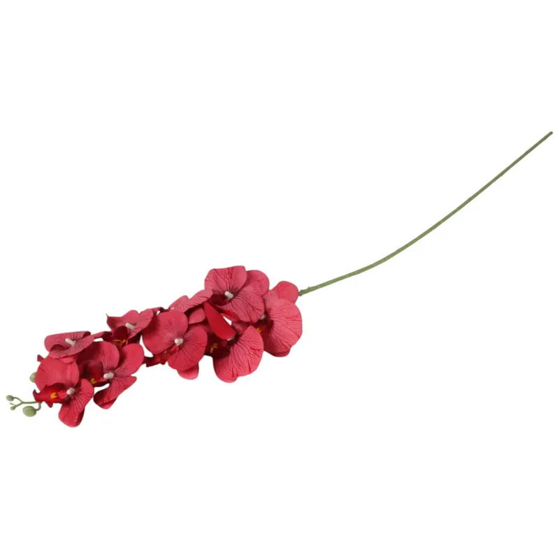 STORCZYK Sztuczne Kwiaty Do Wazonu GAŁĄZKA ORCHIDEA 100 cm - Czerwona
