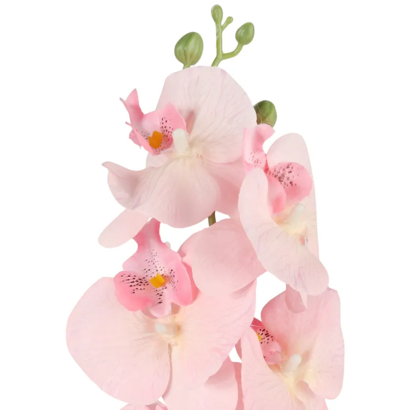 STORCZYK Sztuczne Kwiaty Do Wazonu GAŁĄZKA ORCHIDEA Jasno-Różowa 100 cm