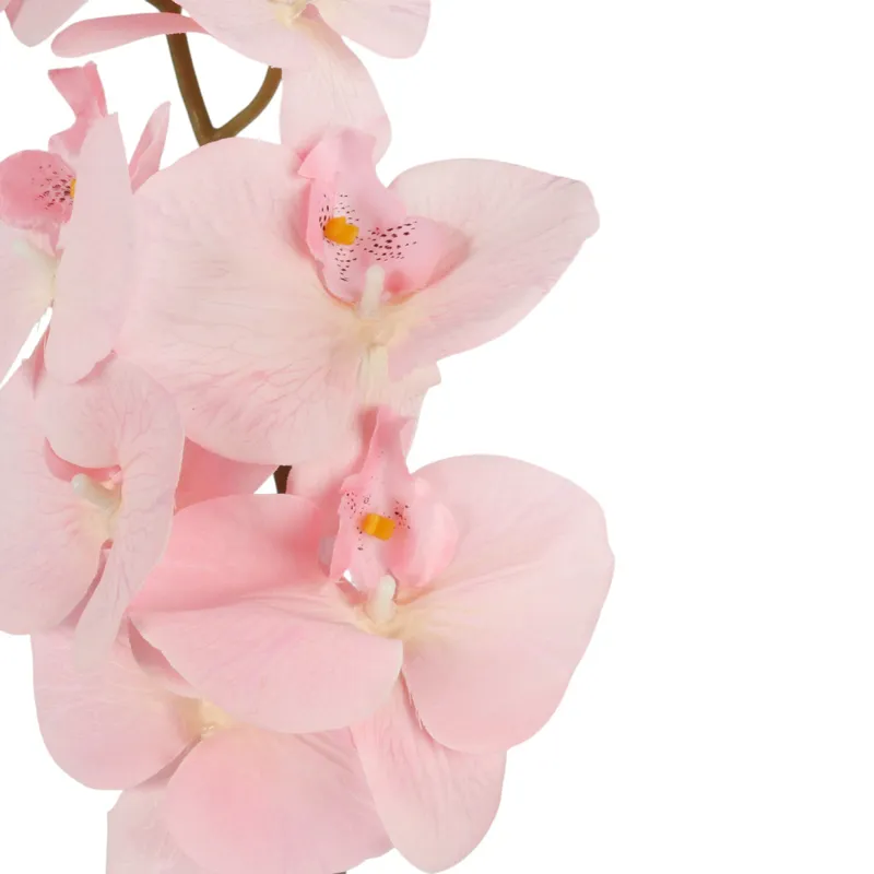 STORCZYK Sztuczne Kwiaty Do Wazonu GAŁĄZKA ORCHIDEA Jasno-Różowa 100 cm