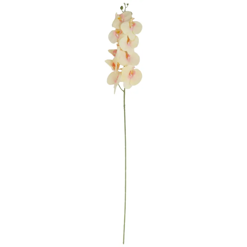 STORCZYK Sztuczne Kwiaty Do Wazonu GAŁĄZKA ORCHIDEA 100 cm - Żółto-Różowa
