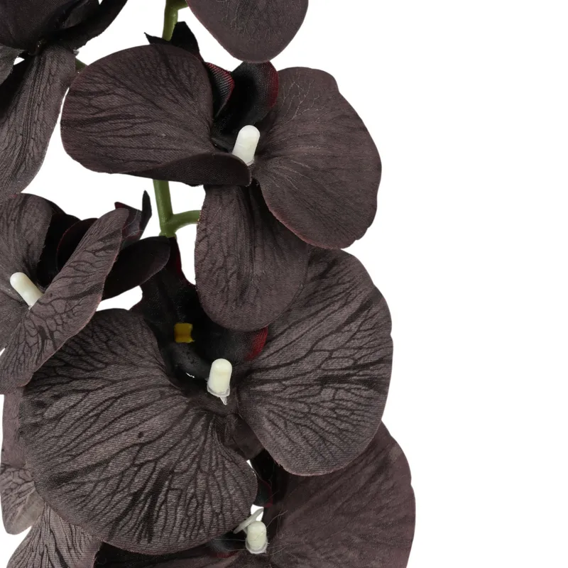 STORCZYK Sztuczne Kwiaty Do Wazonu GAŁĄZKA ORCHIDEA 100 cm - Brązowa