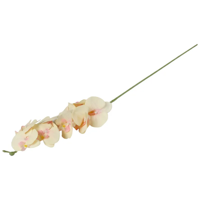 STORCZYK Sztuczne Kwiaty Do Wazonu GAŁĄZKA ORCHIDEA 100 cm - Żółto-Różowa