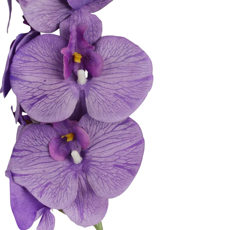 STORCZYK Sztuczne Kwiaty Do Wazonu GAŁĄZKA ORCHIDEA 100 cm - Fioletowa