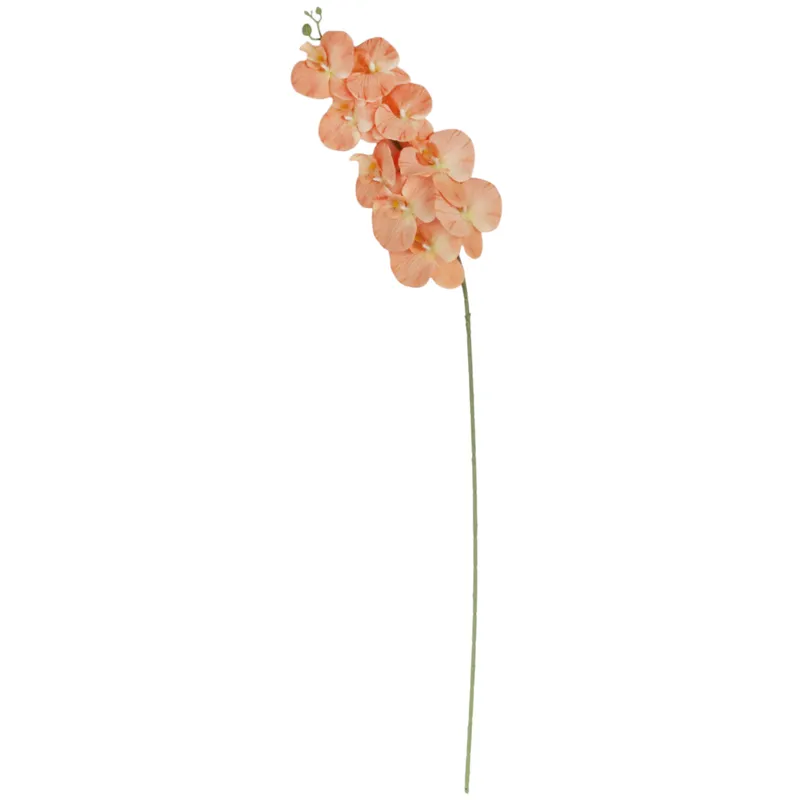 STORCZYK Sztuczne Kwiaty Do Wazonu GAŁĄZKA ORCHIDEA Łososiowa 100 cm