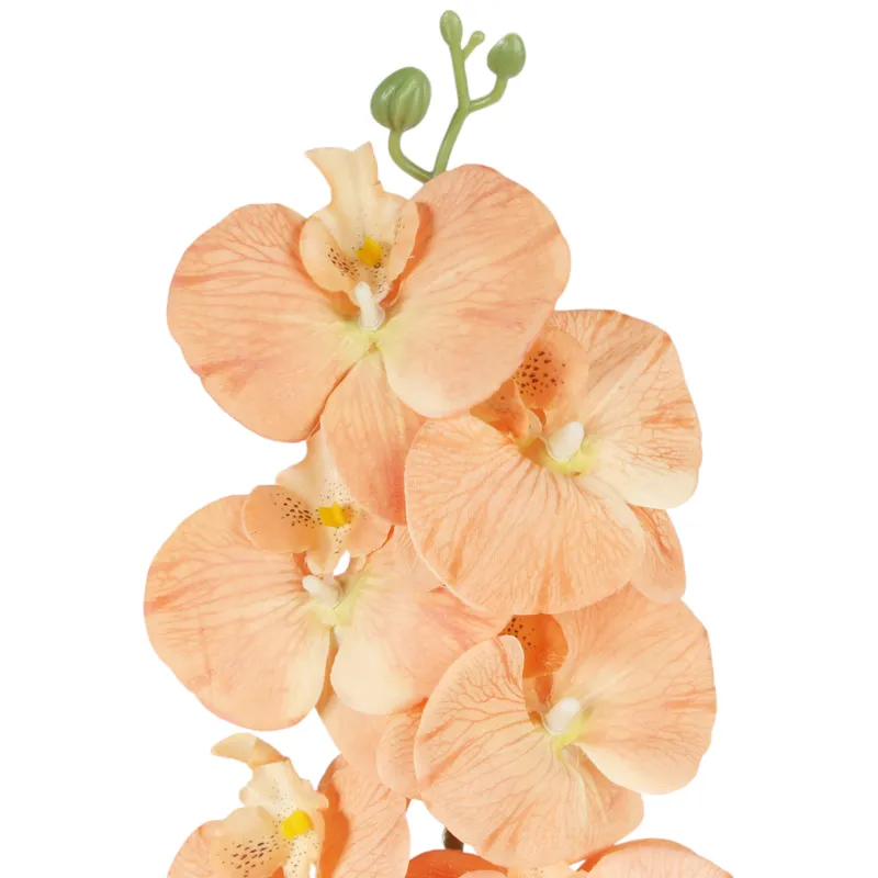 STORCZYK Sztuczne Kwiaty Do Wazonu GAŁĄZKA ORCHIDEA Łososiowa 100 cm
